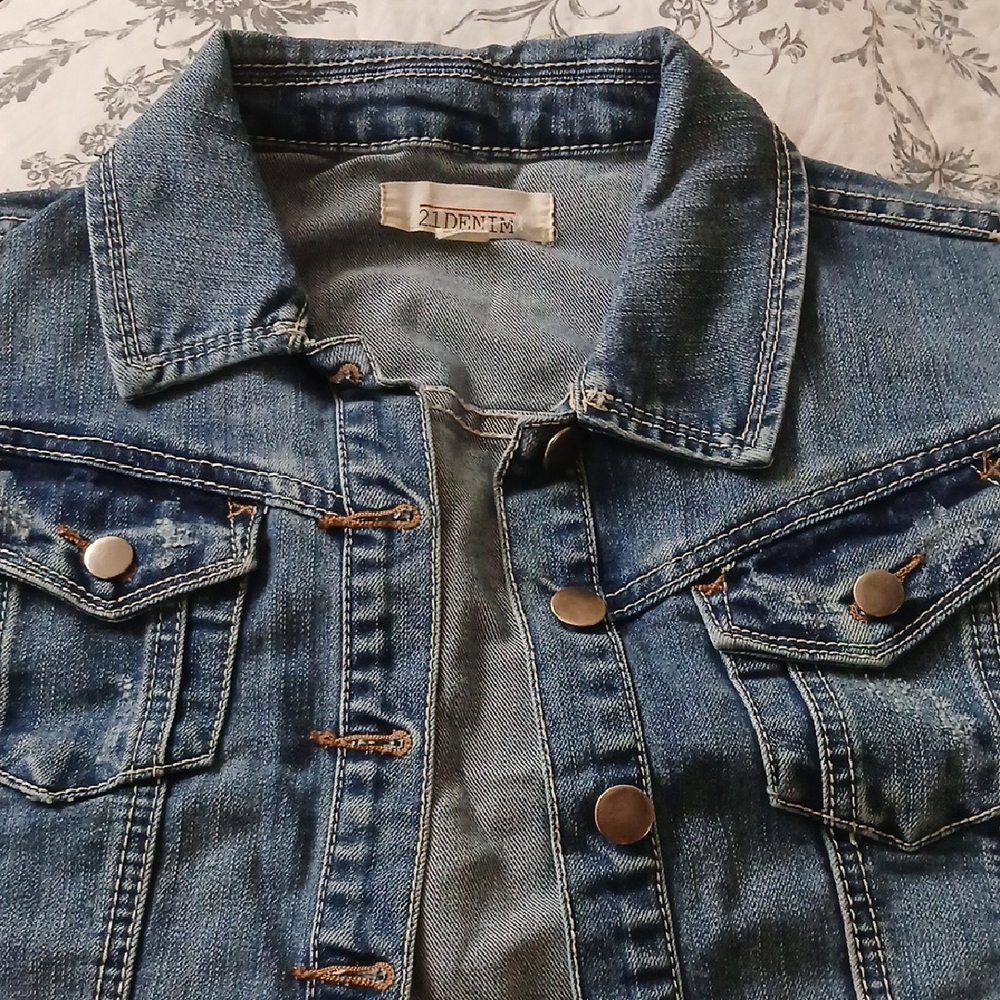 21 Denim Classic Blue Women's Vest